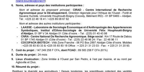 Fiche_Projet_307_CIRAD_Micro-distribution-massive-de-germoplasme-cocotier-à-haute-diversité_Cocotier